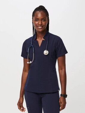Figs Inala Slim Scrub Top